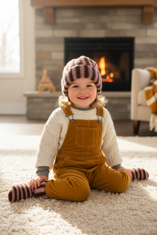 Terrance Kids Tie-Dye Knit Beanie – Warm Winter Hat