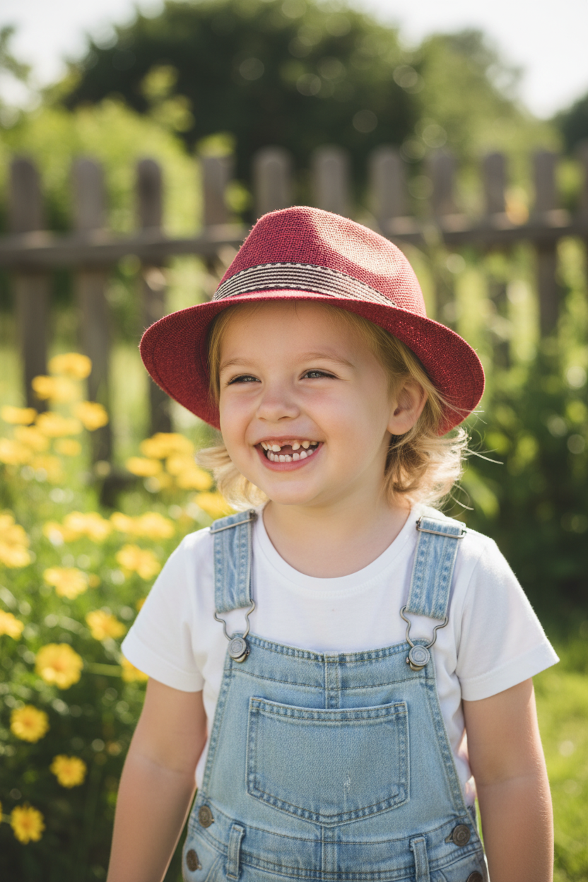 TheCapSpot - Denzel Children's performance jazz straw hat