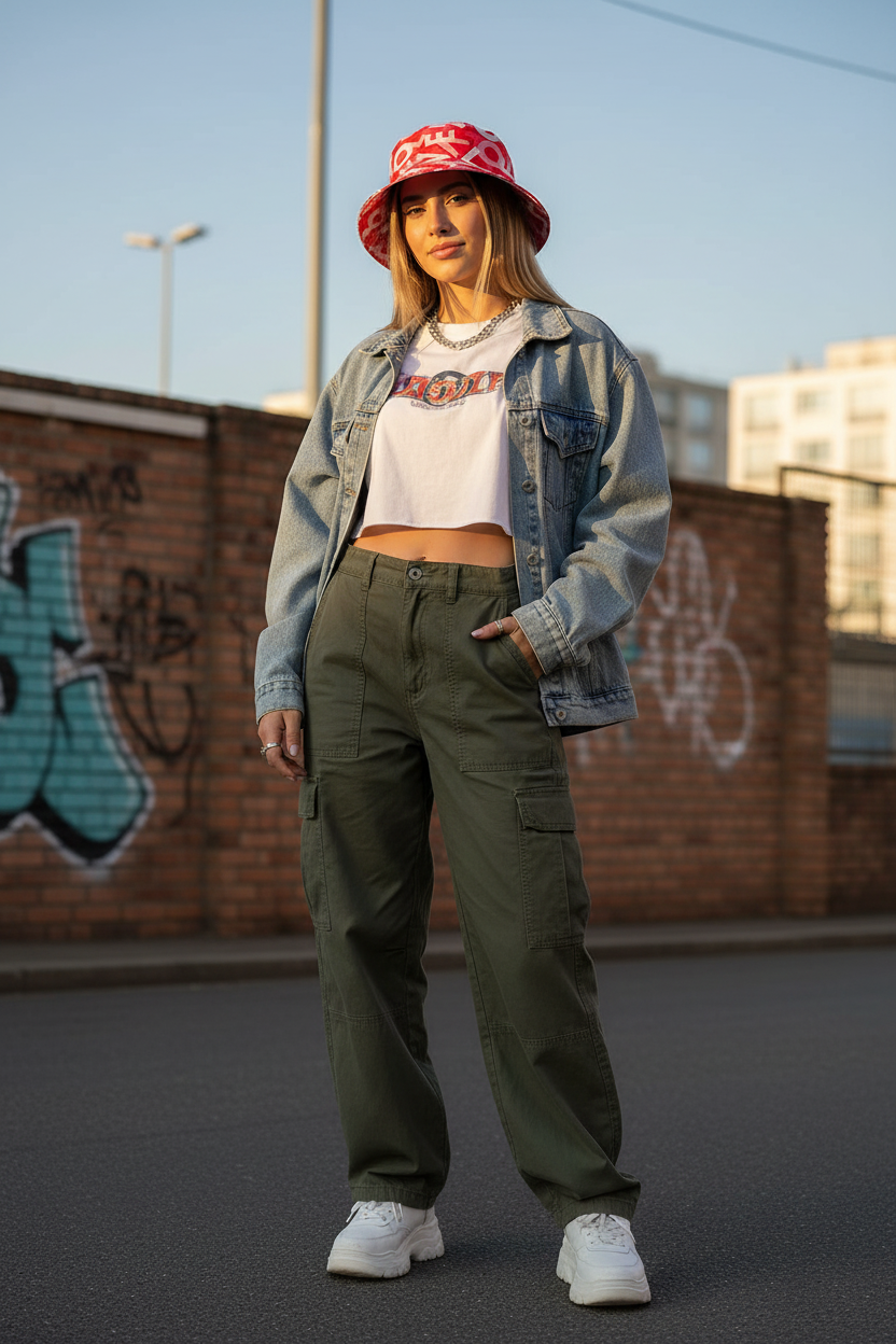 Love Bucket Hat – Retro Polyester Sun Hat