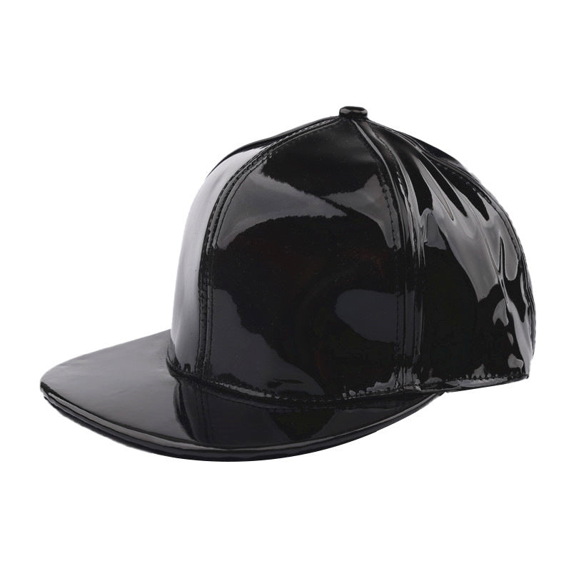 TheCapSpot - Reflective Brim Leather Cap