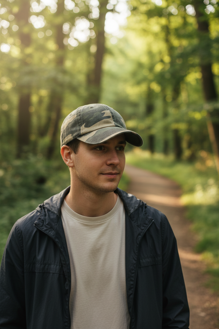 TheCapSpot - Jania Camo Baseball Cap