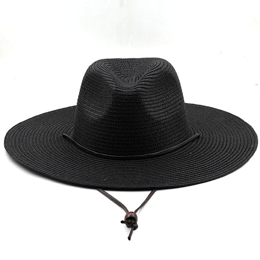 The CapSpot - Windproof Rope Flat Big Brim Hat