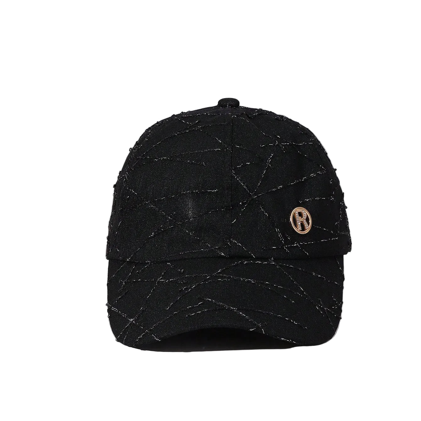 TheCapSpot - Cosby Silk Texture Rhinestone Baseball Cap