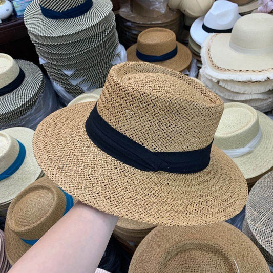 TheCapSpot - Flat Straw Hat