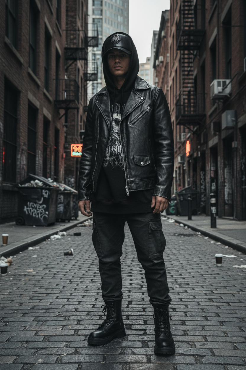 Mcguire Genuine Goat Leather Dome Crown Cap