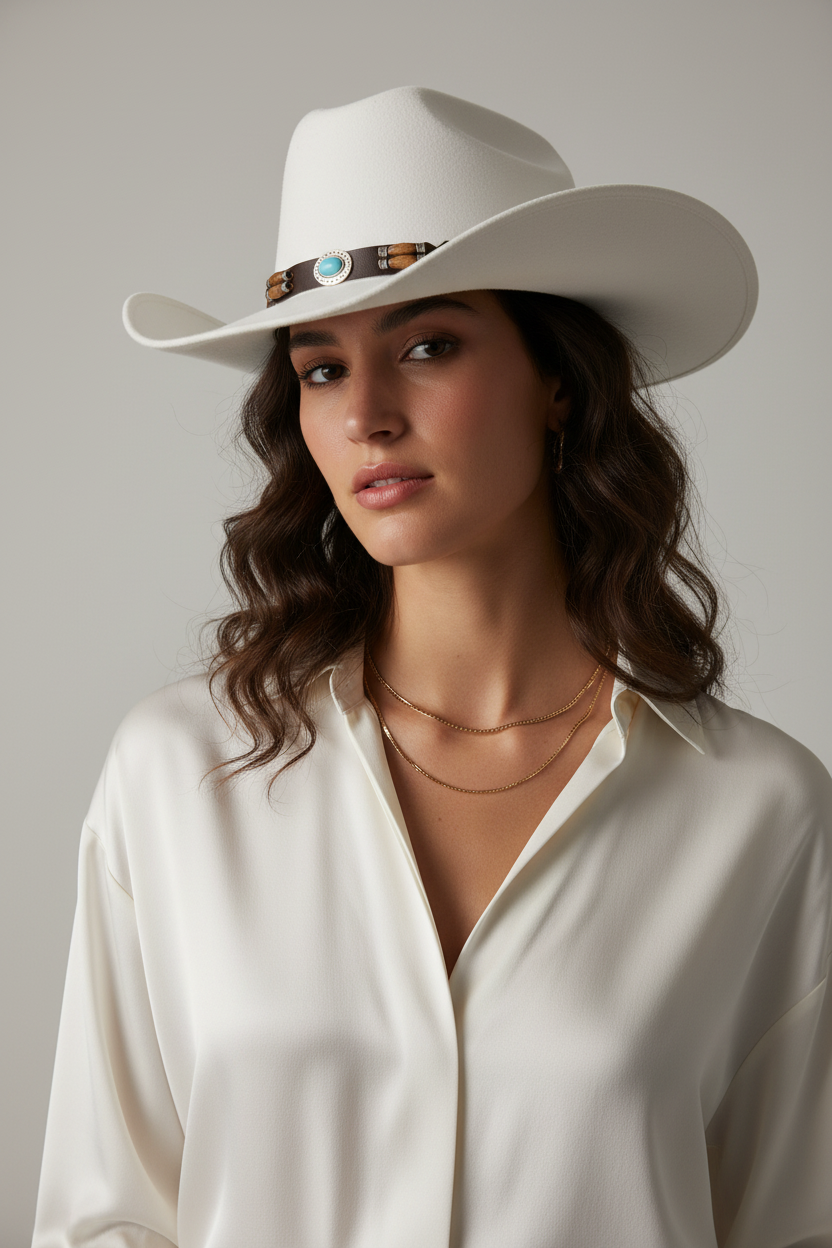 Colbert Western Woolen Hat | Cowboy Sun Hat
