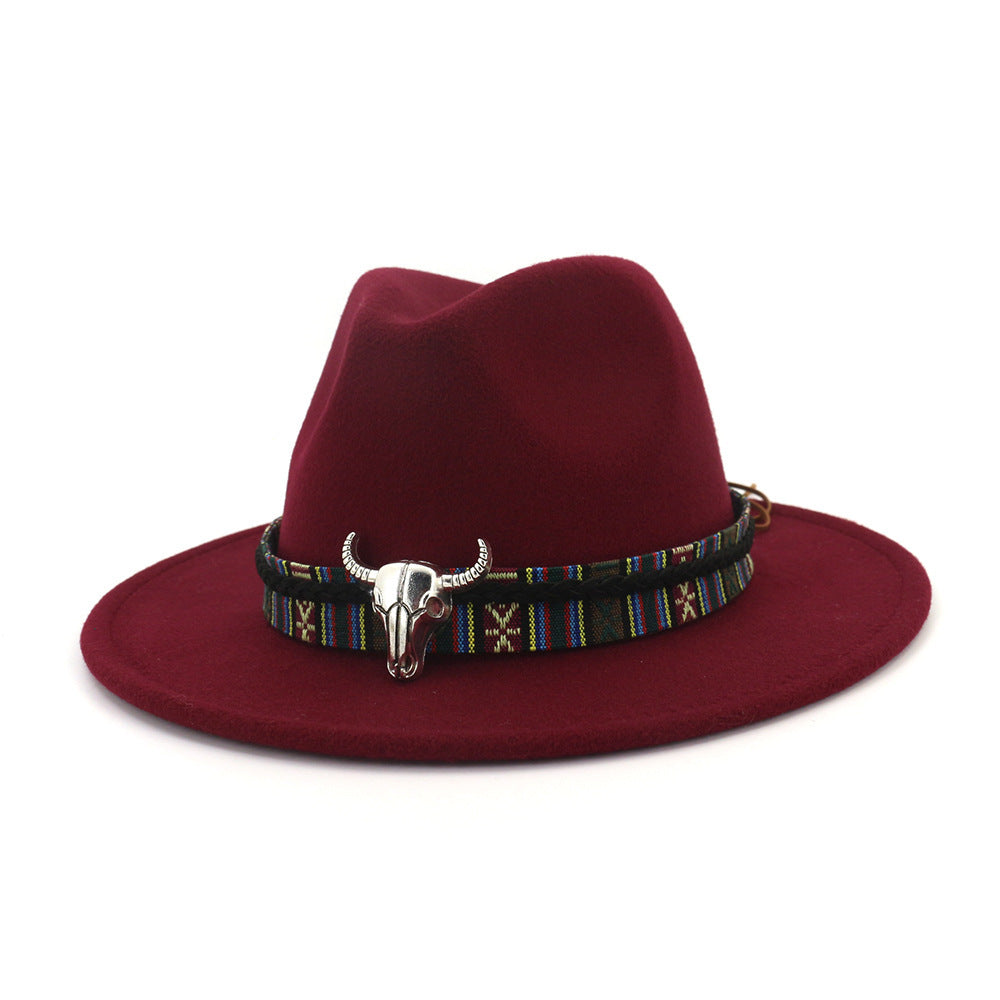 TheCapSpot - Woodlands Fedora W/Bull