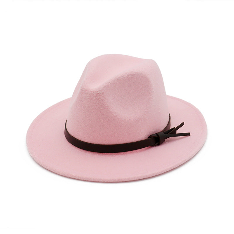 TheCapSpot - Braun Woolen Top Hat