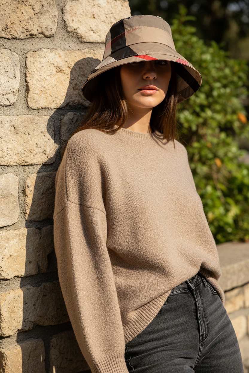 Caleb Foldable Wide Brim Cotton Fisherman Hat
