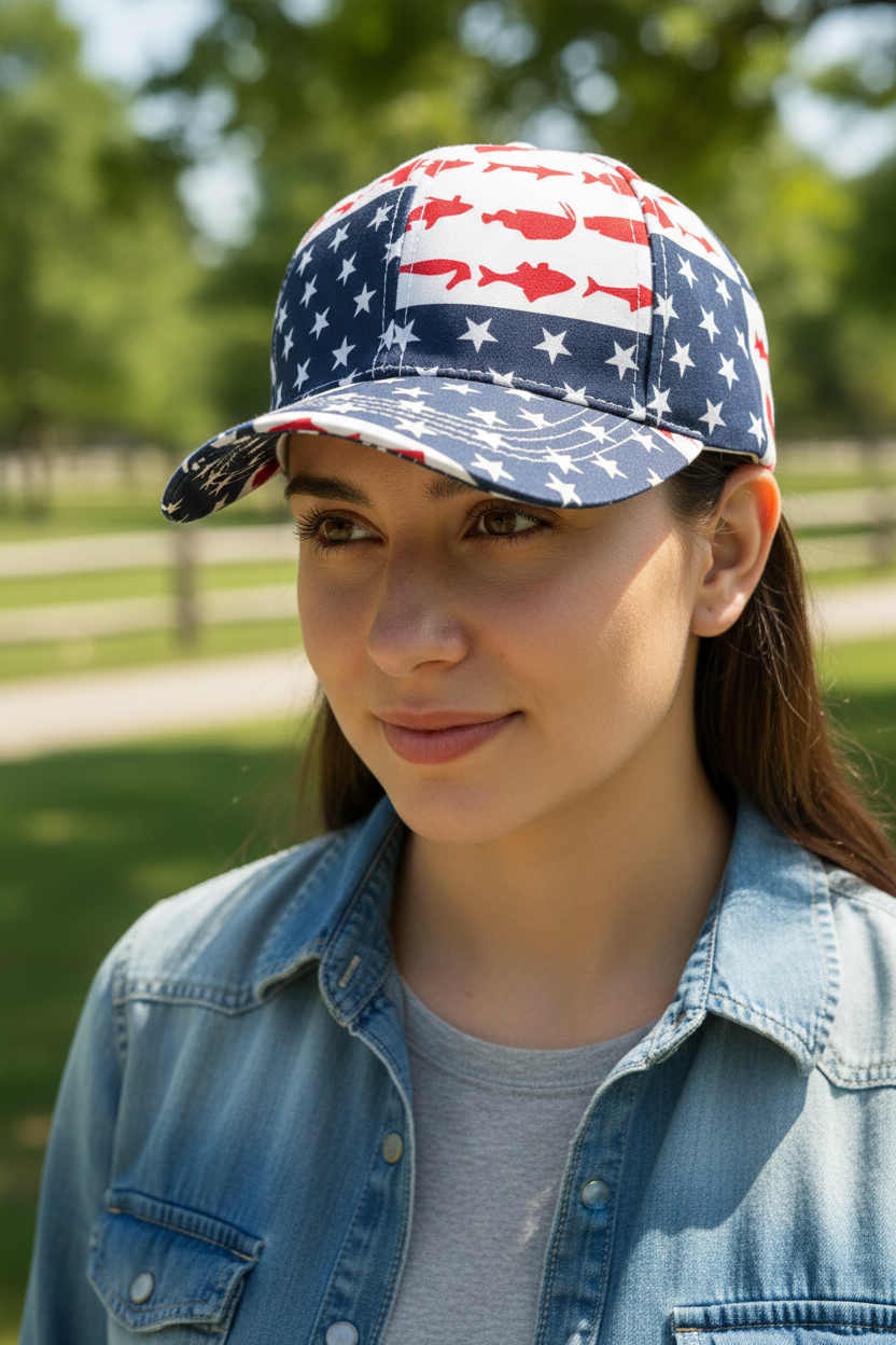 Graffiti Print Dome Cap – Polyester, UV Protection