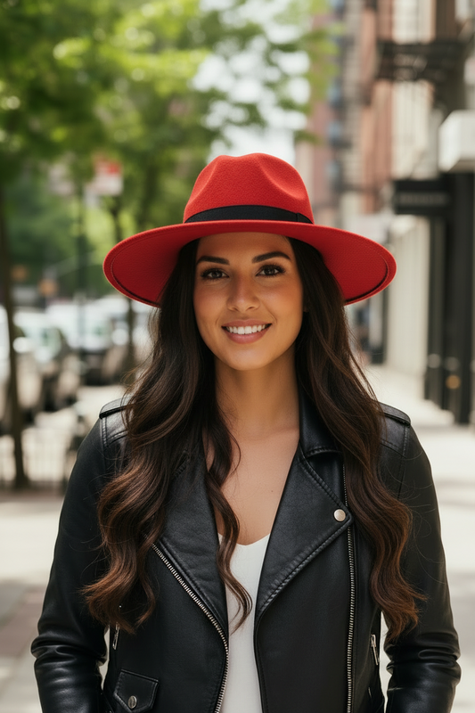 TheCapspot - Wagoner Fedora Flat Brim