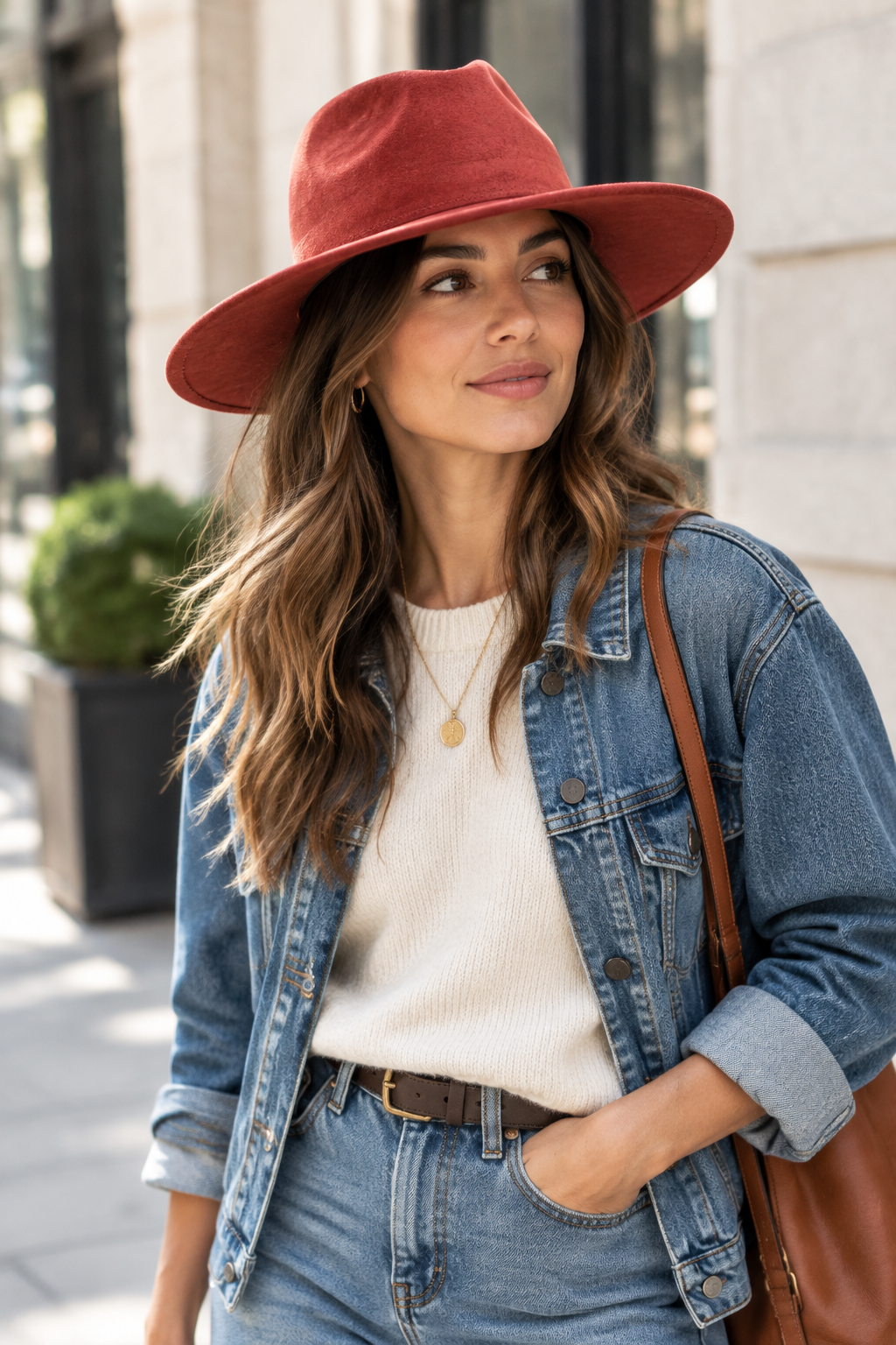 Satterfield Suede Fedora Hat, Wide Brim, Unisex