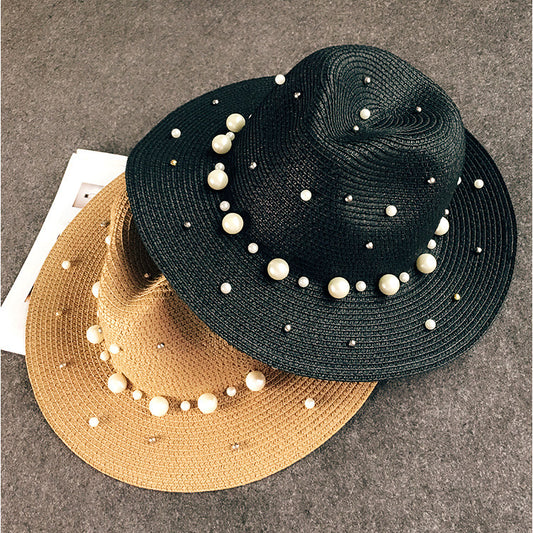 TheCapSpot - Straw Pearl Hat