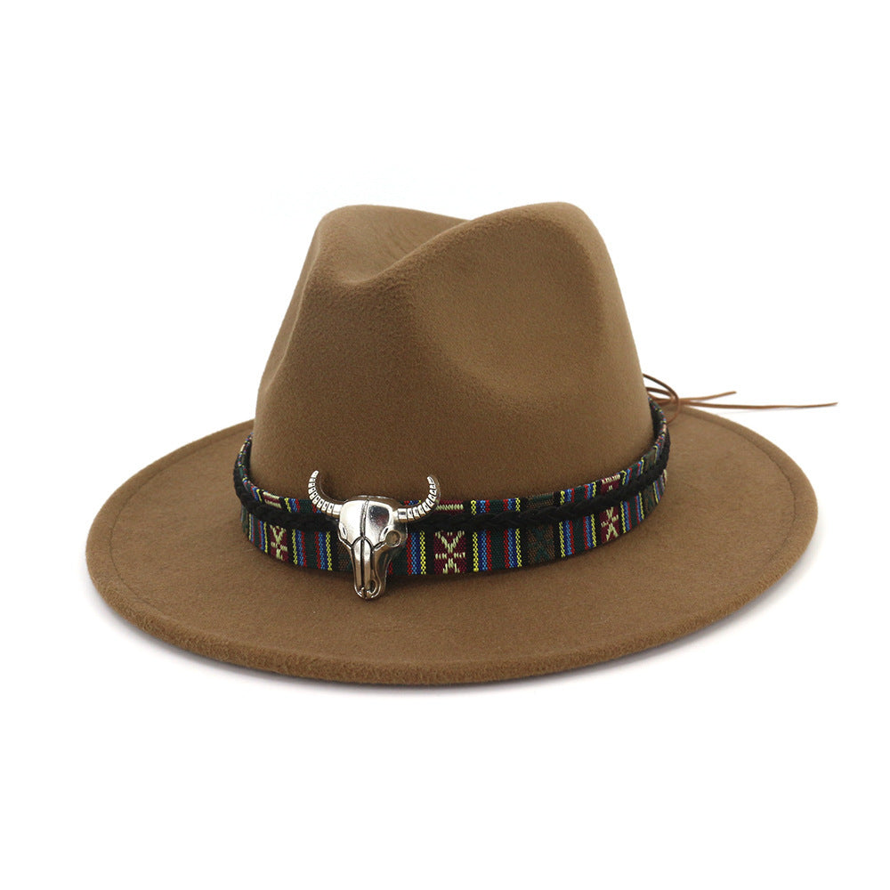TheCapSpot - Woodlands Fedora W/Bull