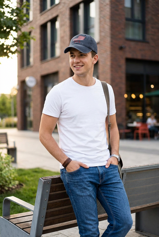 American Flag Cotton Baseball Cap