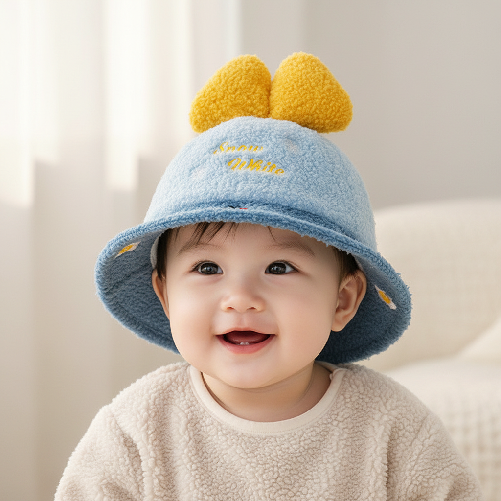 Plush Baby Fisherman Hat (2–6 Years)