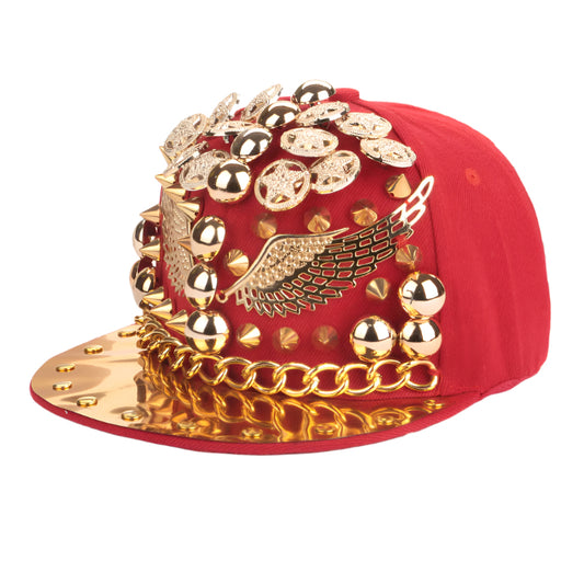 TheCapSpot - Studded wings baseball cap