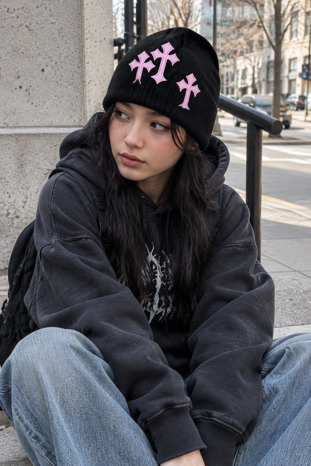 Kettles Cross Wool Beanie Hat