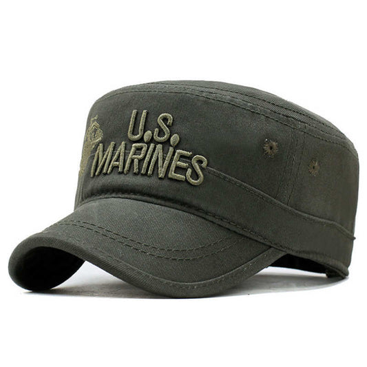 TheCapSpot - Embroidered short-eave camouflage male hat