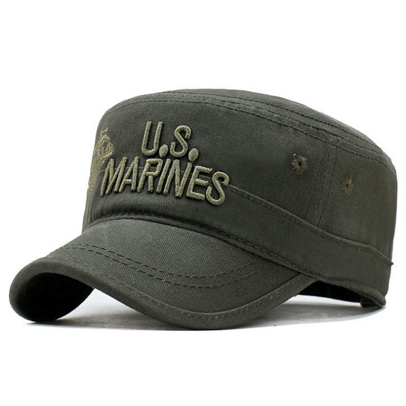 TheCapSpot - Embroidered short-eave camouflage male hat