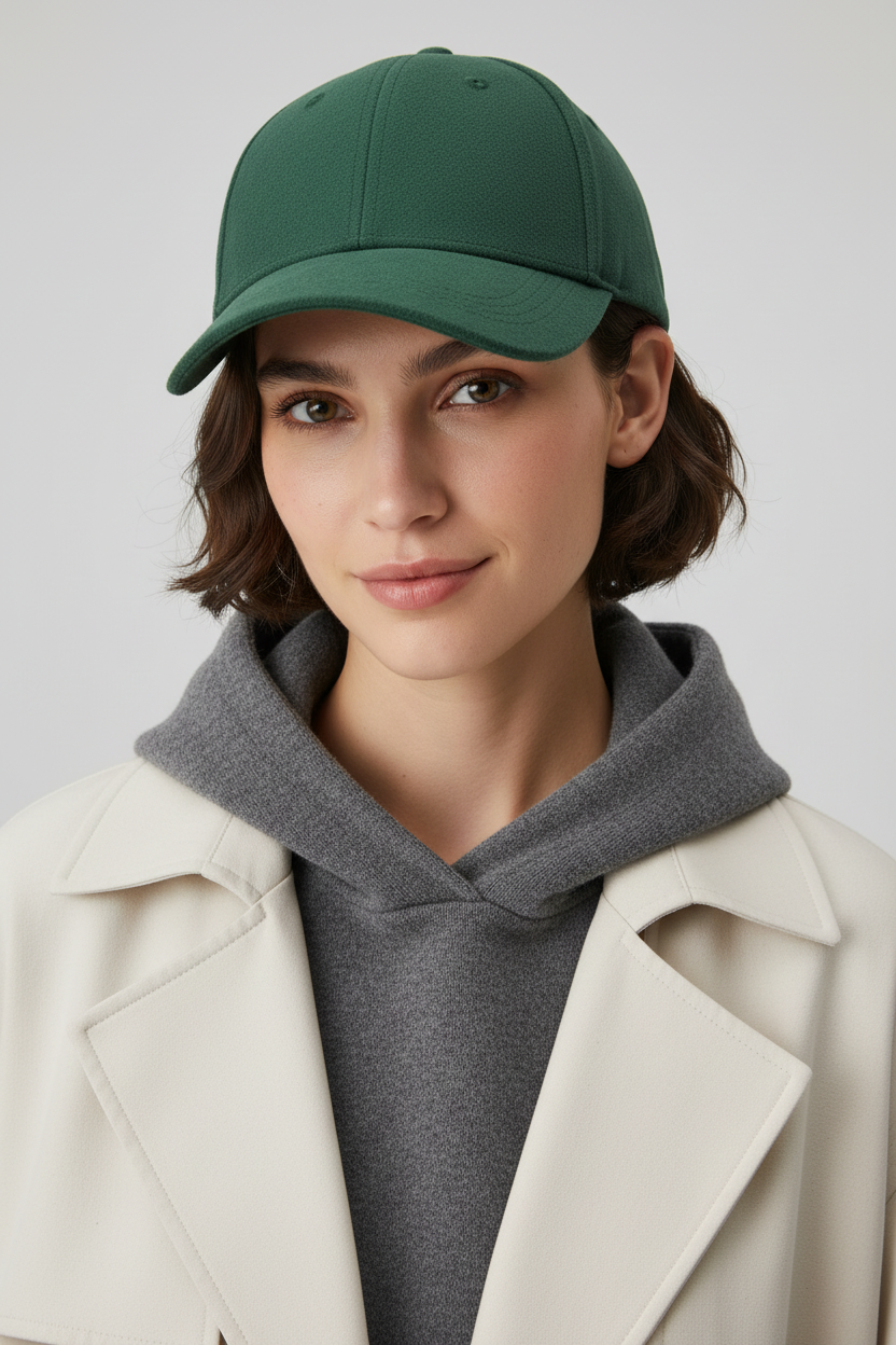 Banks Solid Suede Baseball Cap, Adjustable