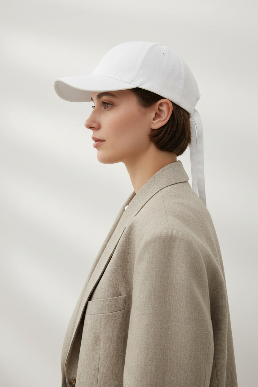 Kaitlynn Baseball Rose Cap – Adjustable Nylon Cotton