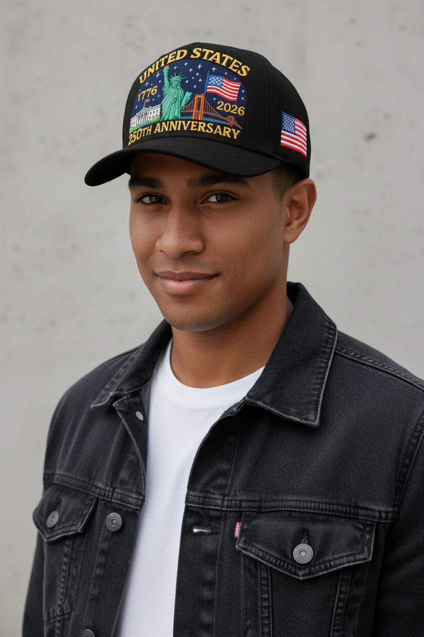 250th Anniversary Distressed Cotton Baseball Cap