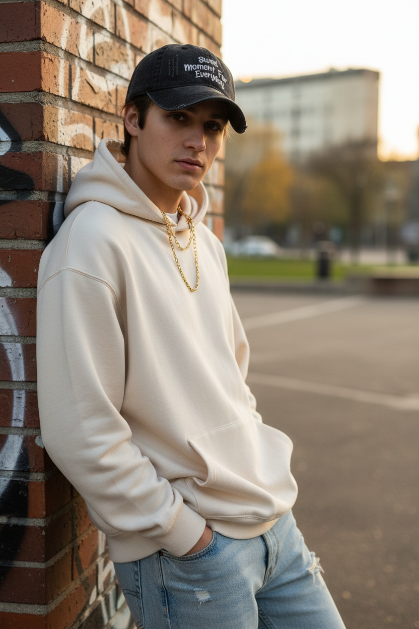 Perry Denim Cotton Baseball Cap