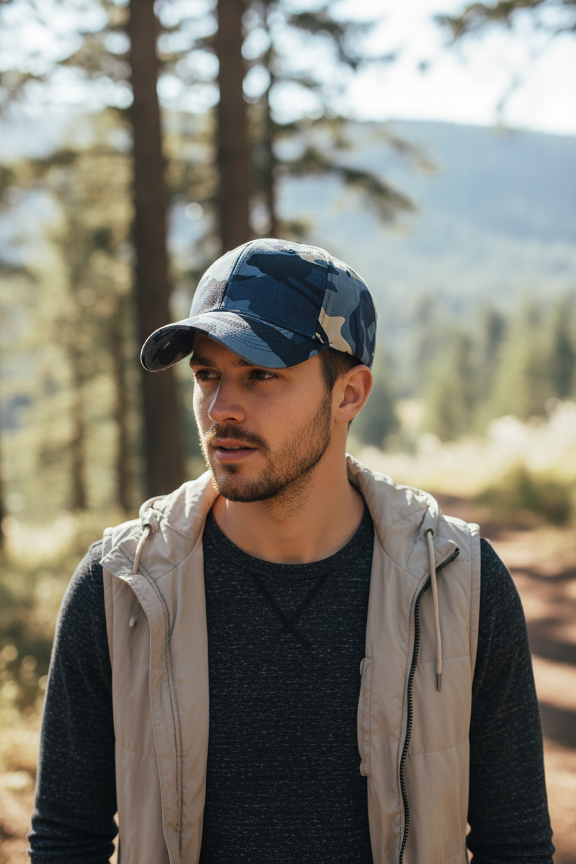 TheCapSpot - Huntington Camouflage Baseball Cap
