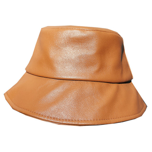 The CapSpot - Leather Basin Hat Wide Brim Cover Face Hat