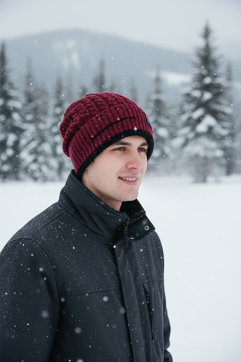 Akron Knit Beanie – Windproof Ear Protection