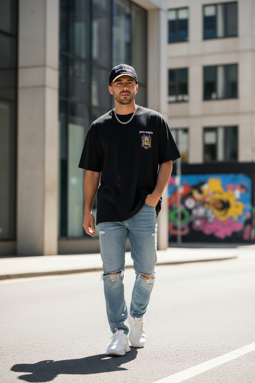 Palm Angels Embroidered Baseball Cap | Adjustable Cotton Hat