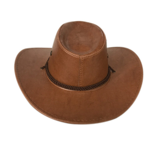 TheCapSpot - Faux Leather Cowboy Hat