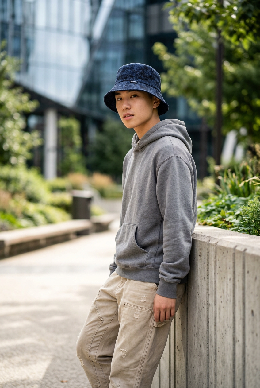 Cartwright Double-Sided Bucket Hat with UV Protection, Foldable
