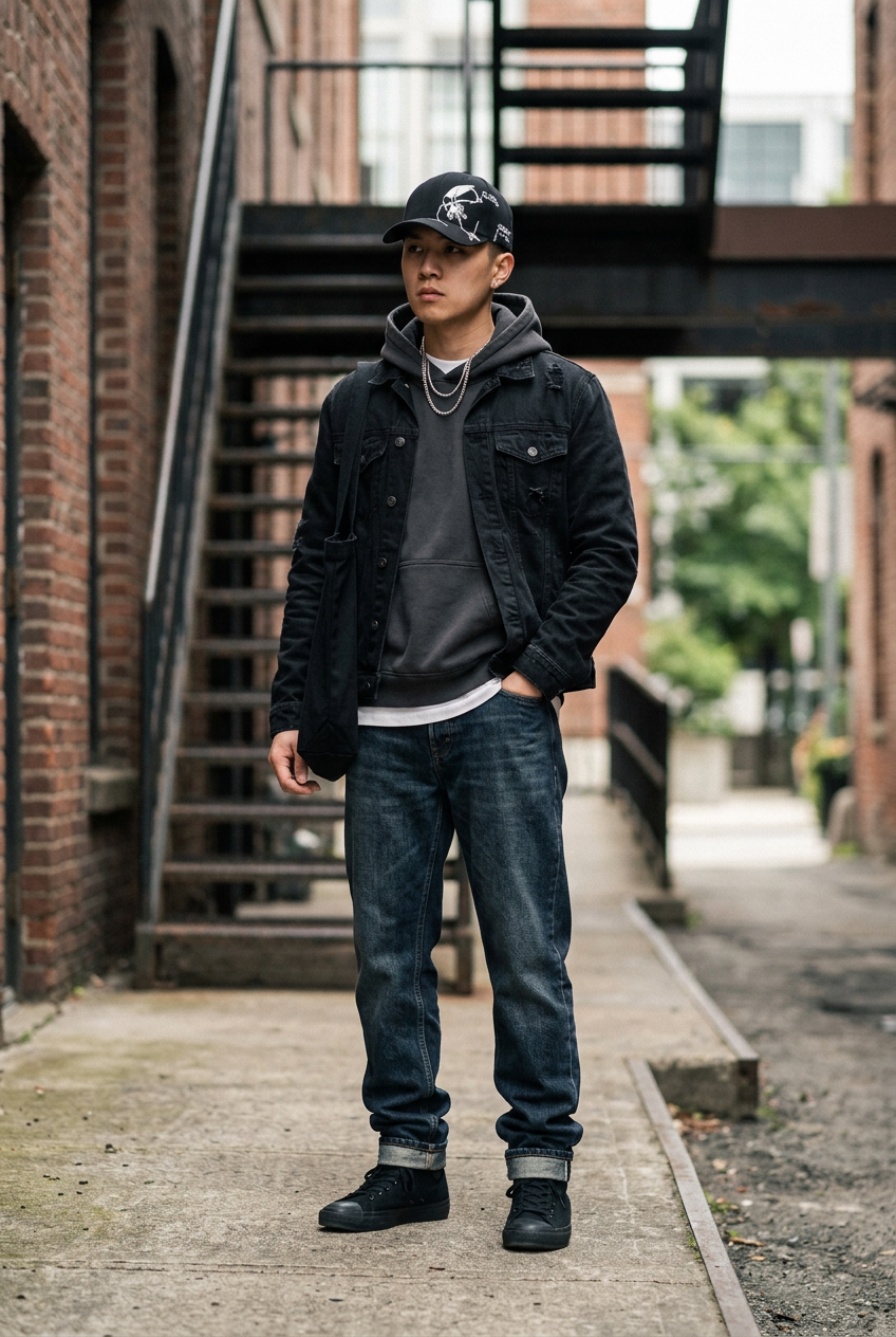 Skull Embroidered Satin Baseball Cap, Adjustable