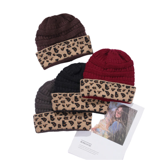 TheCapSpot - Leopard Print Stocking Cap