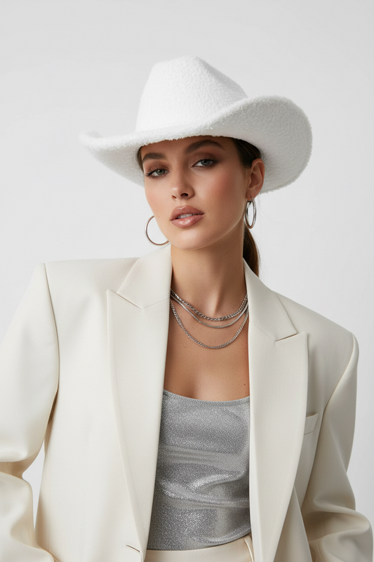 Rodgers Jacquard Polyester Cowboy Hat