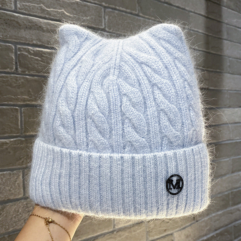 TheCapSpot - Cat-Ear Wool Stocking Cap