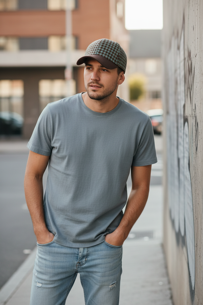 Duncanville Houndstooth Polyester Baseball Cap | Adjustable Hat