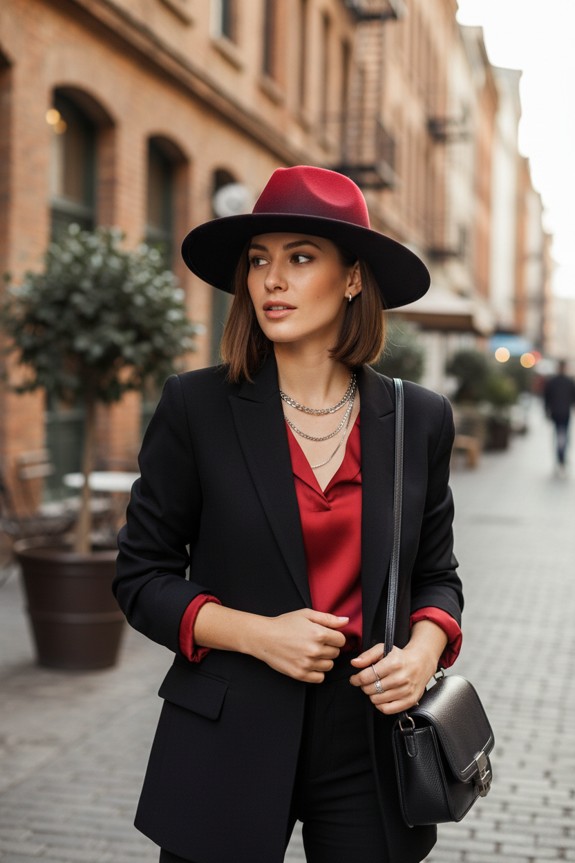 Jamison Gradient Conical Fedora Hat