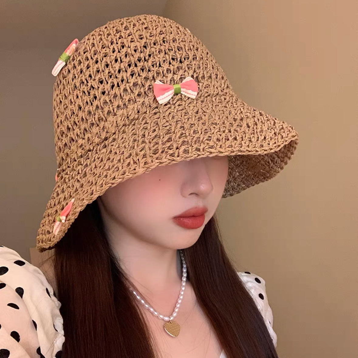 TheCapSpot - Woven Straw Bucket Hat