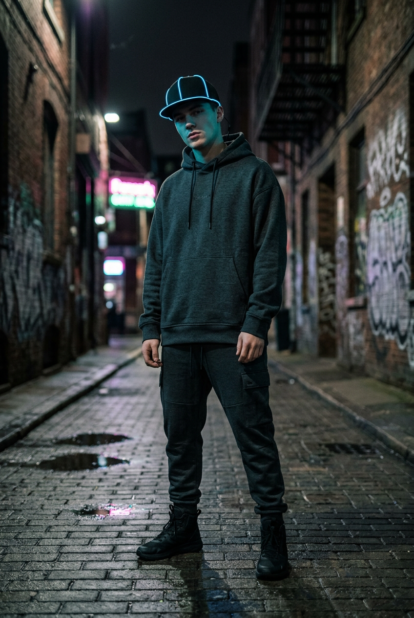 Elgin Luminous LED Baseball Cap – Adjustable Hip Hop Hat