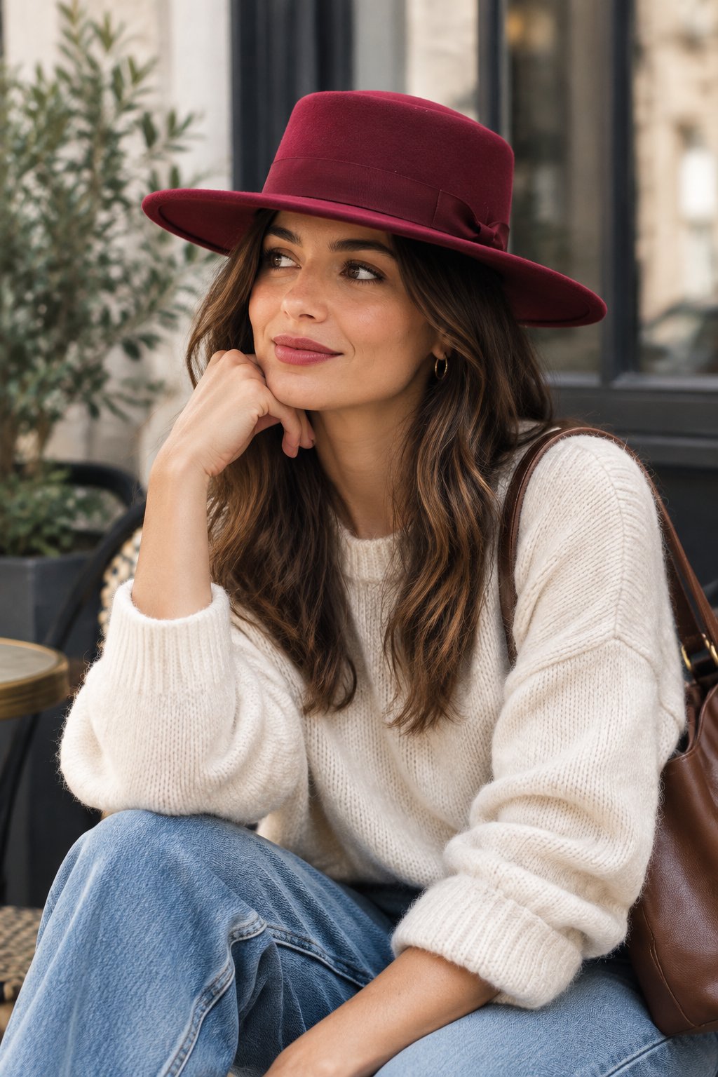 Boulder Fedora Hat with Band – Cotton, Curved Brim