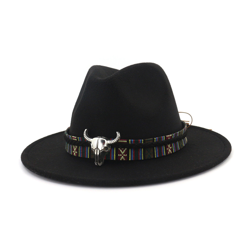 TheCapSpot - Woodlands Fedora W/Bull