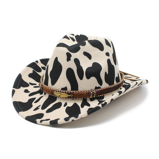 TheCapspot -Premium Cowboy Cow Print Hat