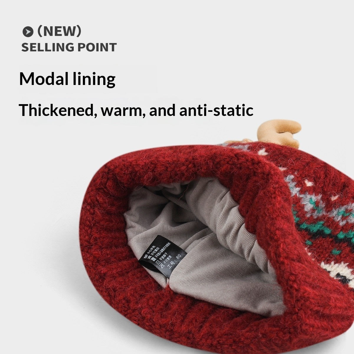 TheCapSpot - Harpool Christmas Antlers Beanie