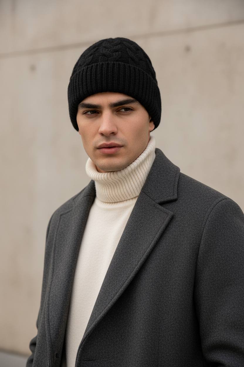 Arctic Wool Stocking Cap – Unisex Winter Hat