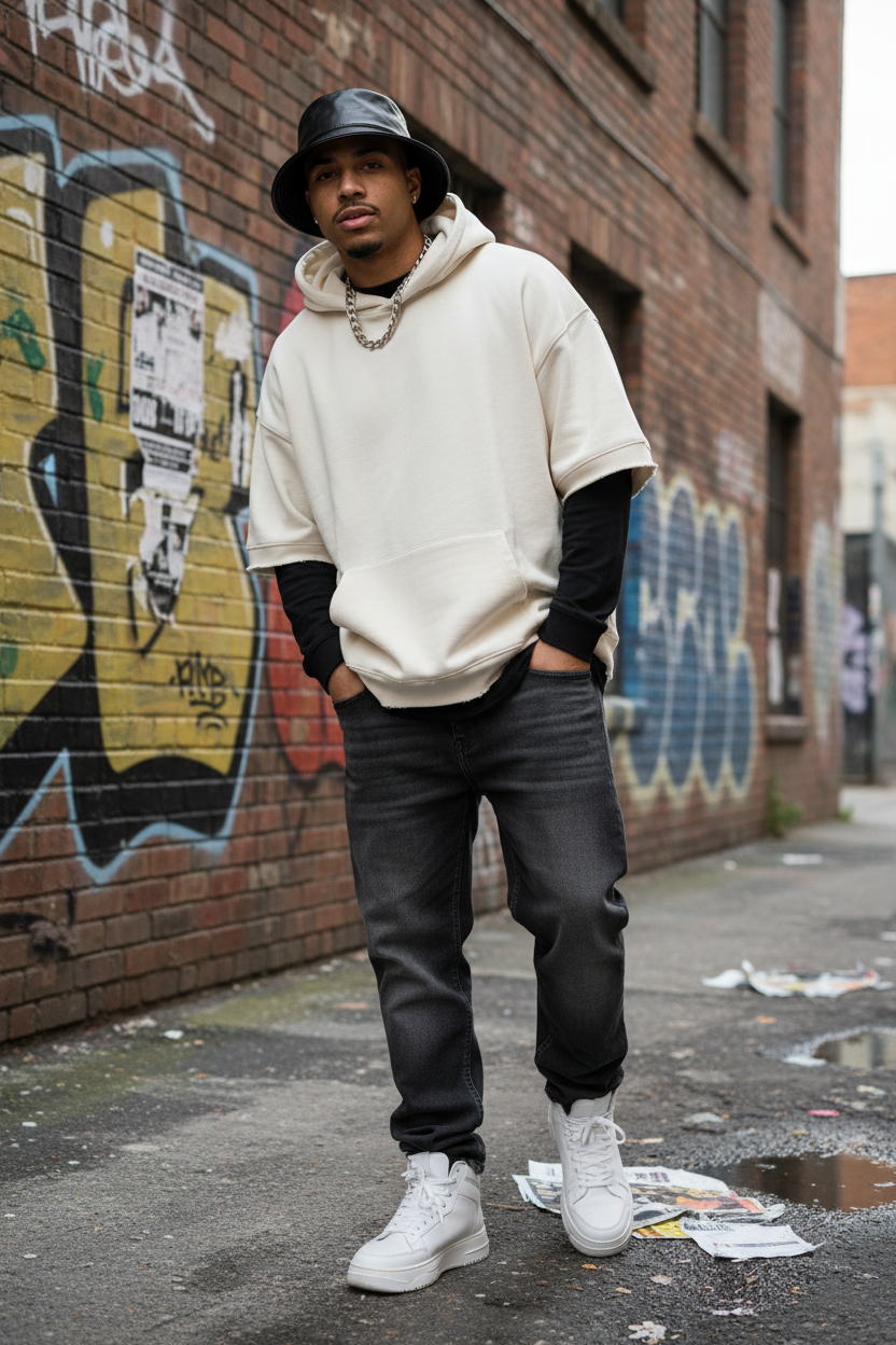 Hamilton Genuine Sheepskin Leather Bucket Hat