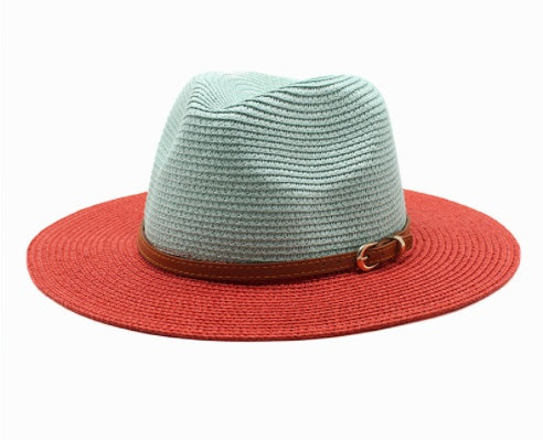 TheCapSpot - Two-Tone Straw Hat