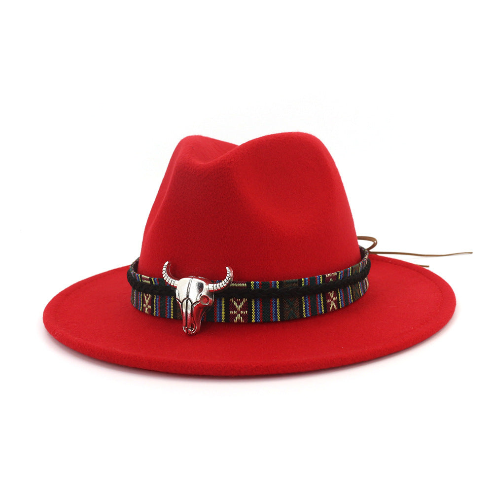 TheCapSpot - Woodlands Fedora W/Bull